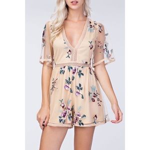 Honey Belle Floral Romper